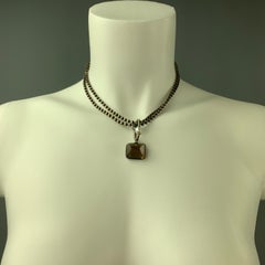 BETH ORDUNA Silver Tone Metal Pearl Layered Necklace