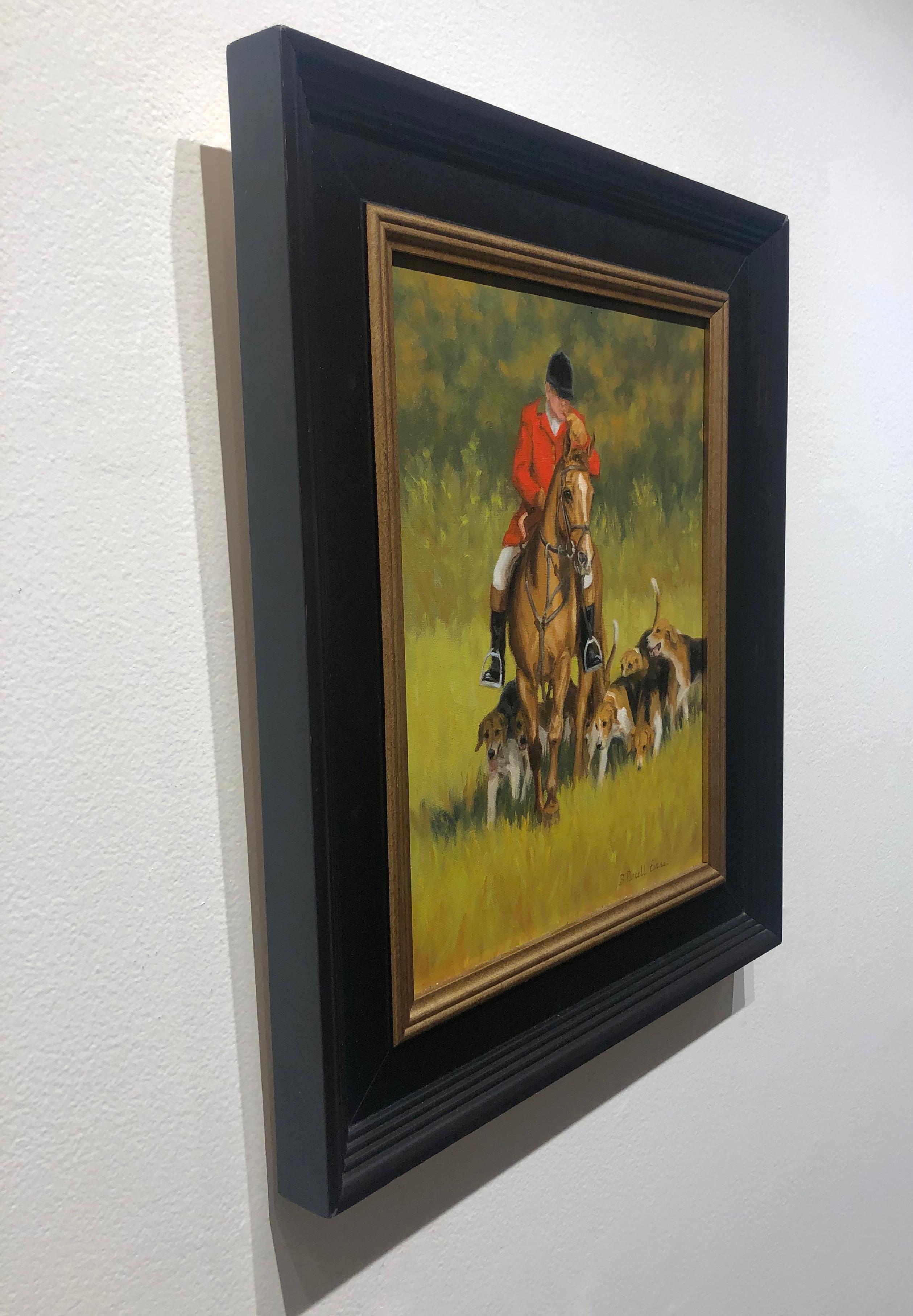 fox hunting painting