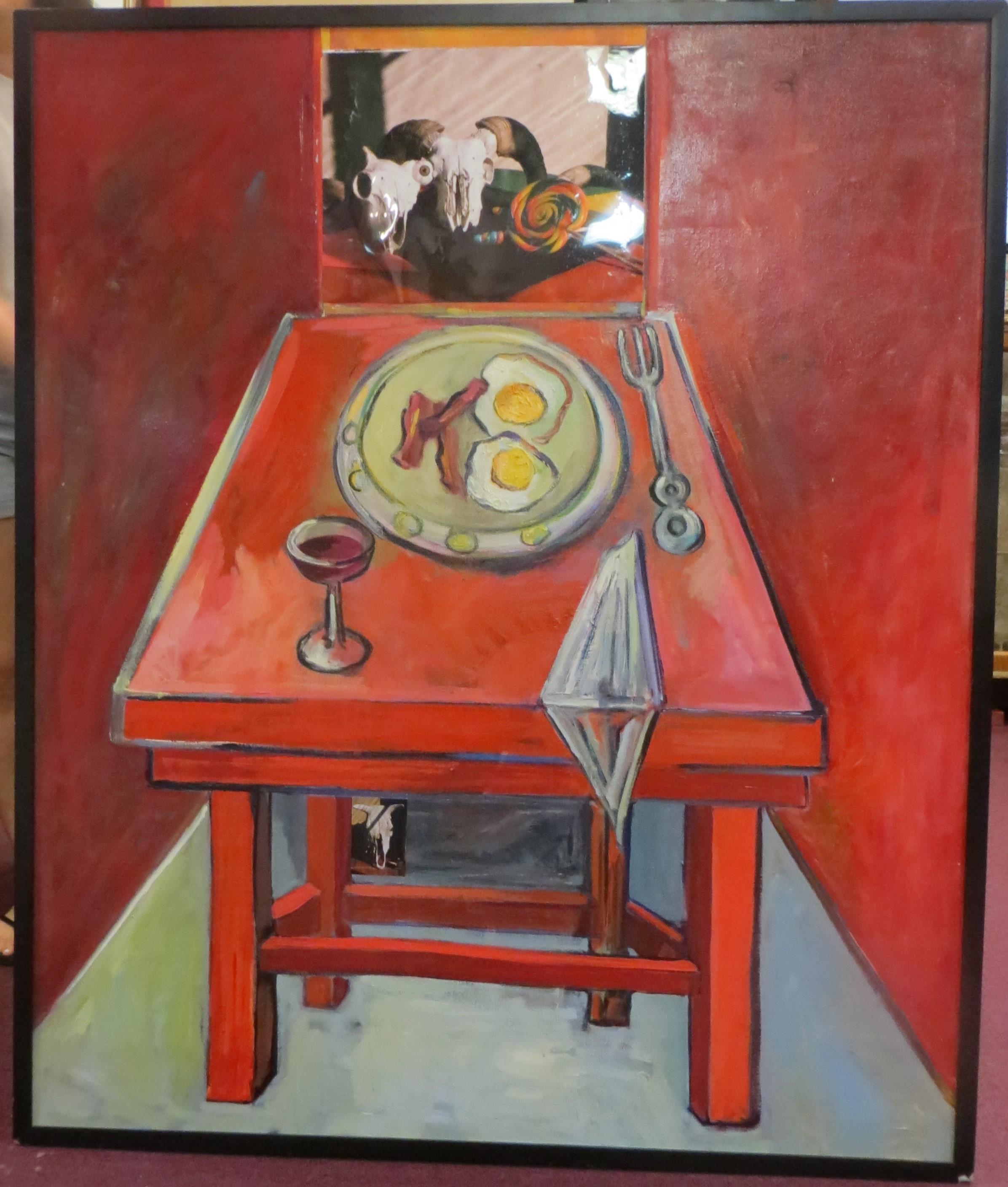 Il nostro facile, OIl a tecnica mista su tela di Beth Park-Field