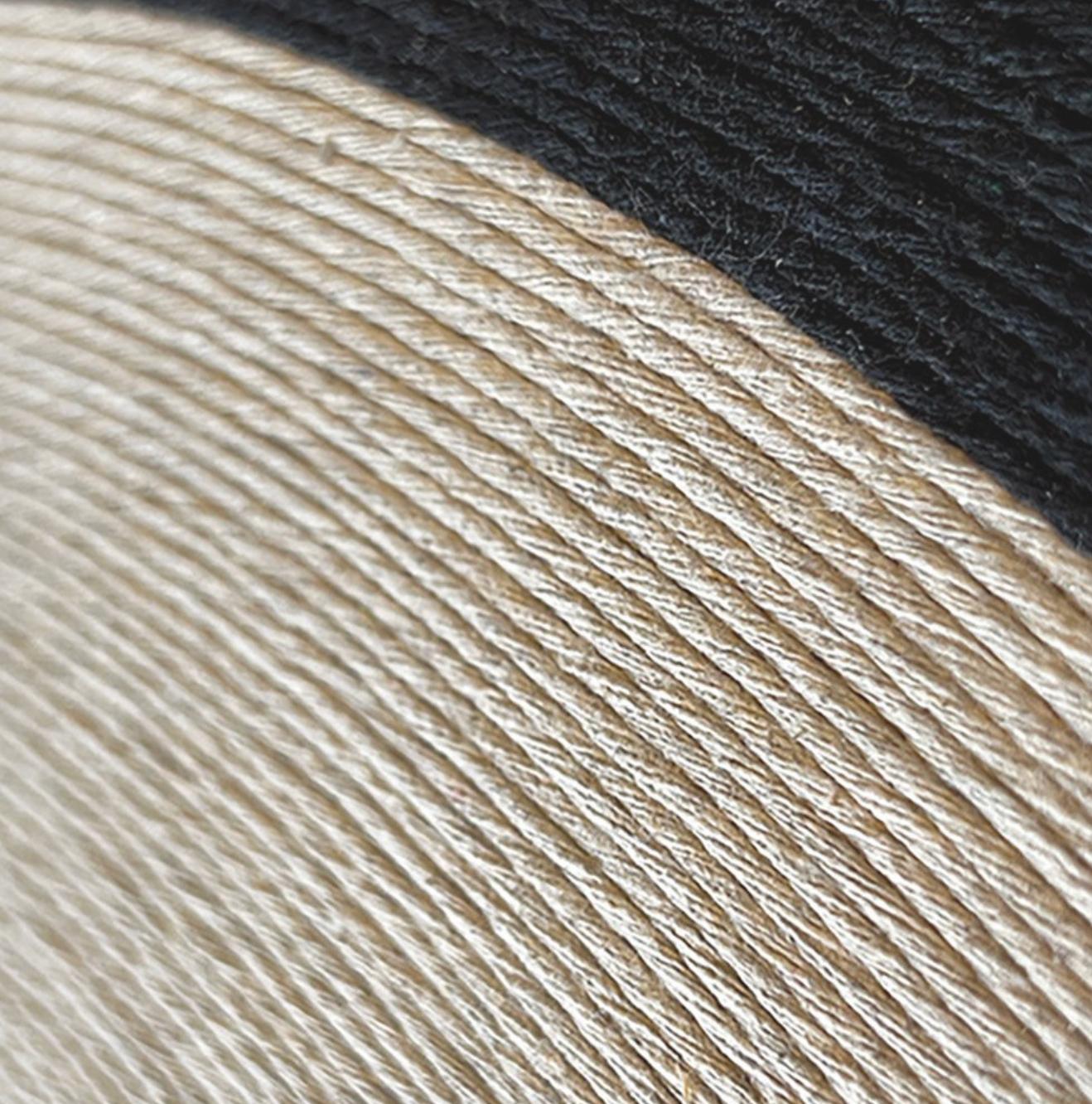 Pittura tessile a onde blu tattili / Curvatura n. 33 / Beth Pellegrino 3