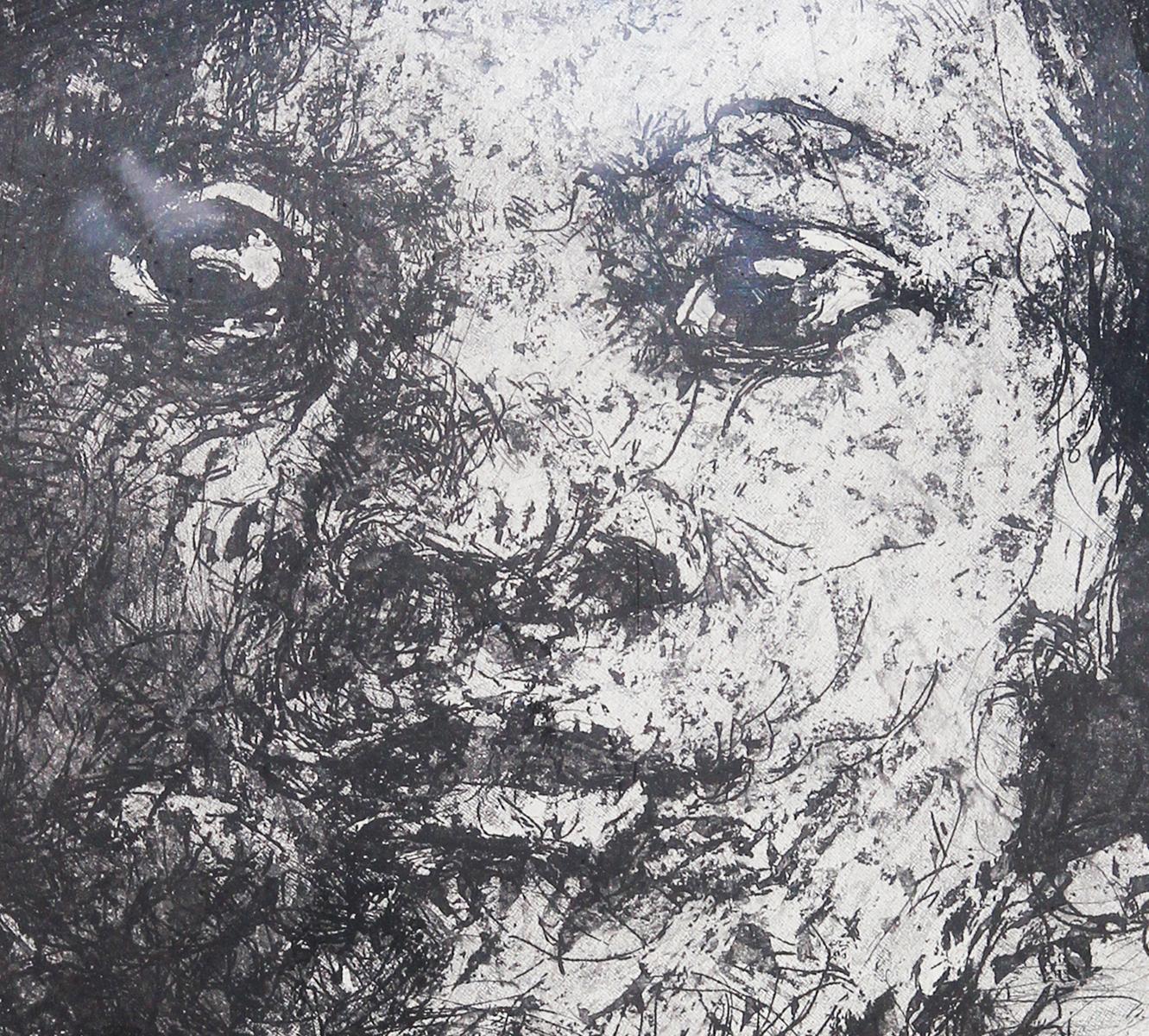 Stampa figurativa di una donna in bianco e nero 14/20 - Print Contemporaneo di Beth Secor
