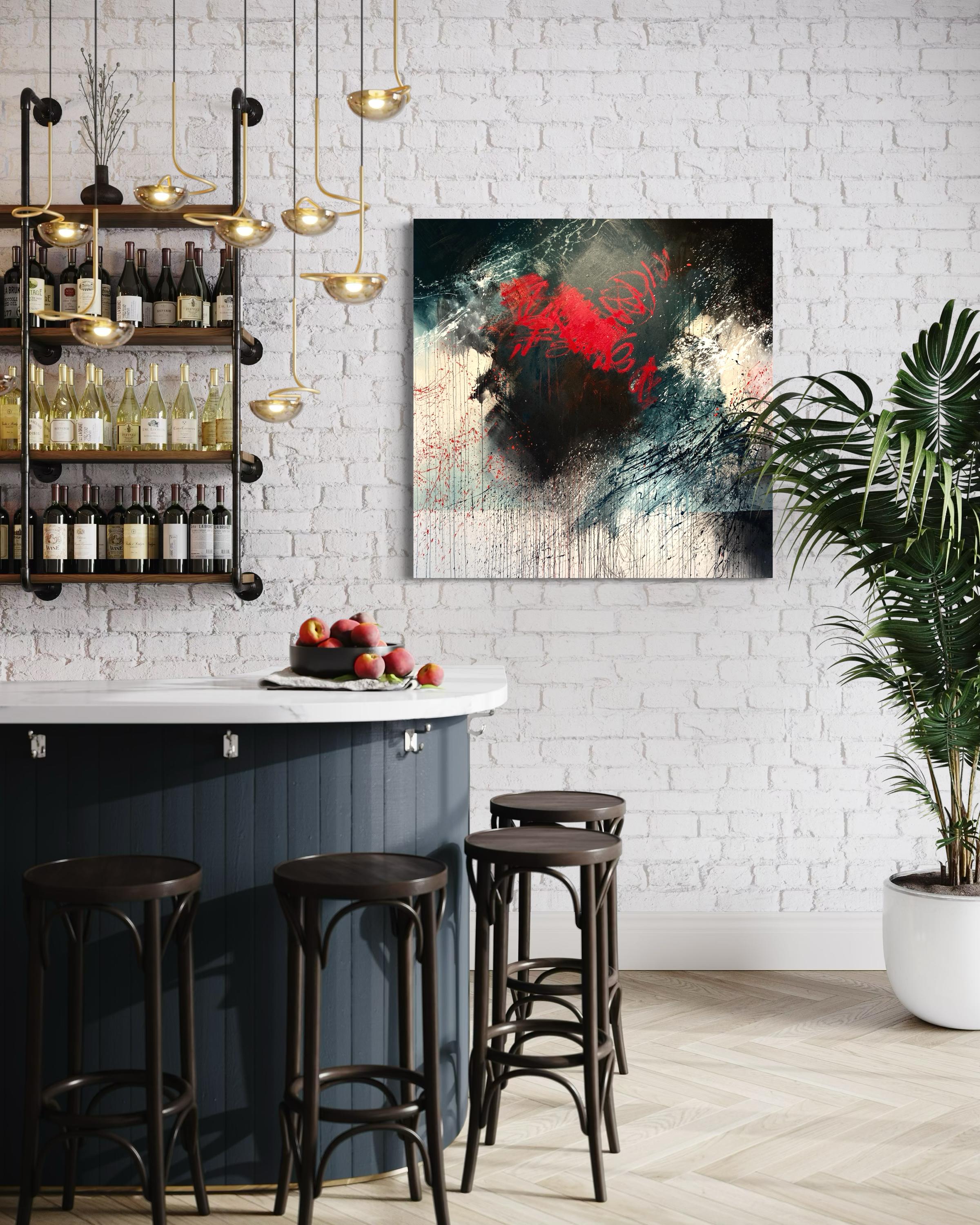 Across the Universe - Pittura astratta contemporanea in vendita 1