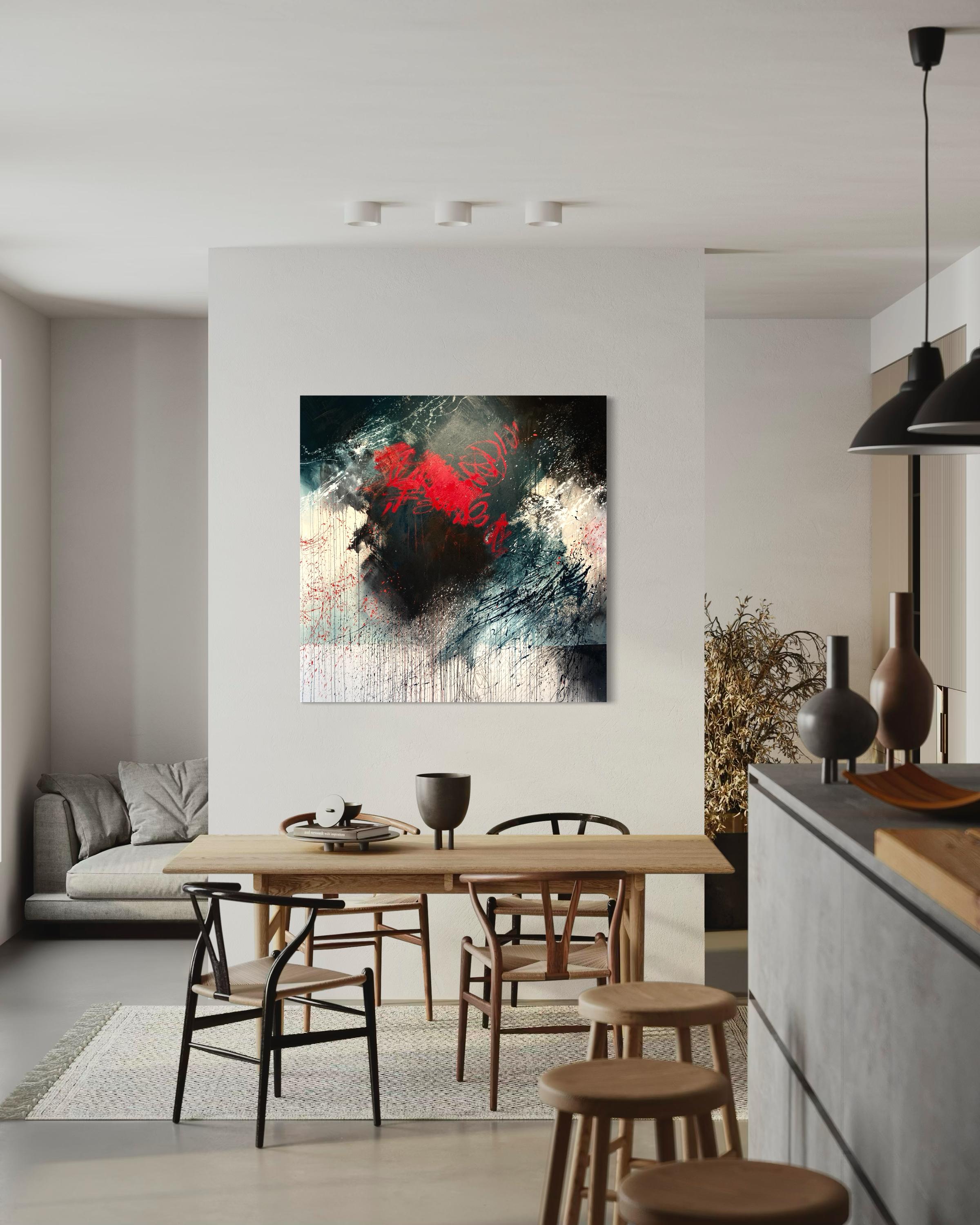 Across the Universe - Pittura astratta contemporanea in vendita 2