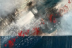 Blue Horizon - Contemporary Abstract Painting