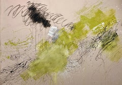 Chartreuse Mantra - Contemporary Abstract Painting