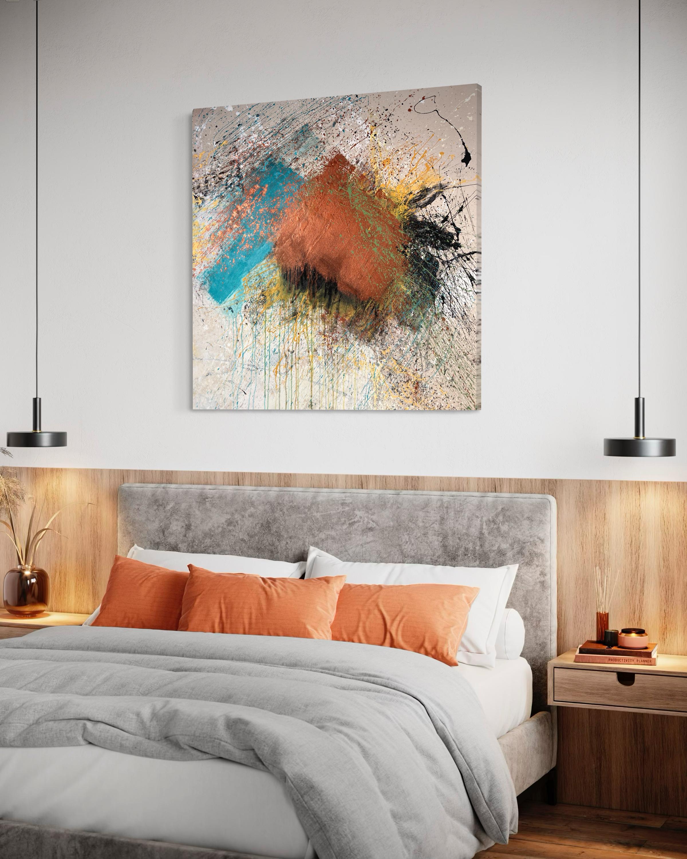Don’t Go Breakin My Heart - Contemporary Abstract Painting For Sale 3