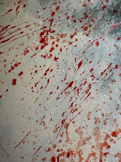 Fire & Ice - Contemporary Abstract Painting