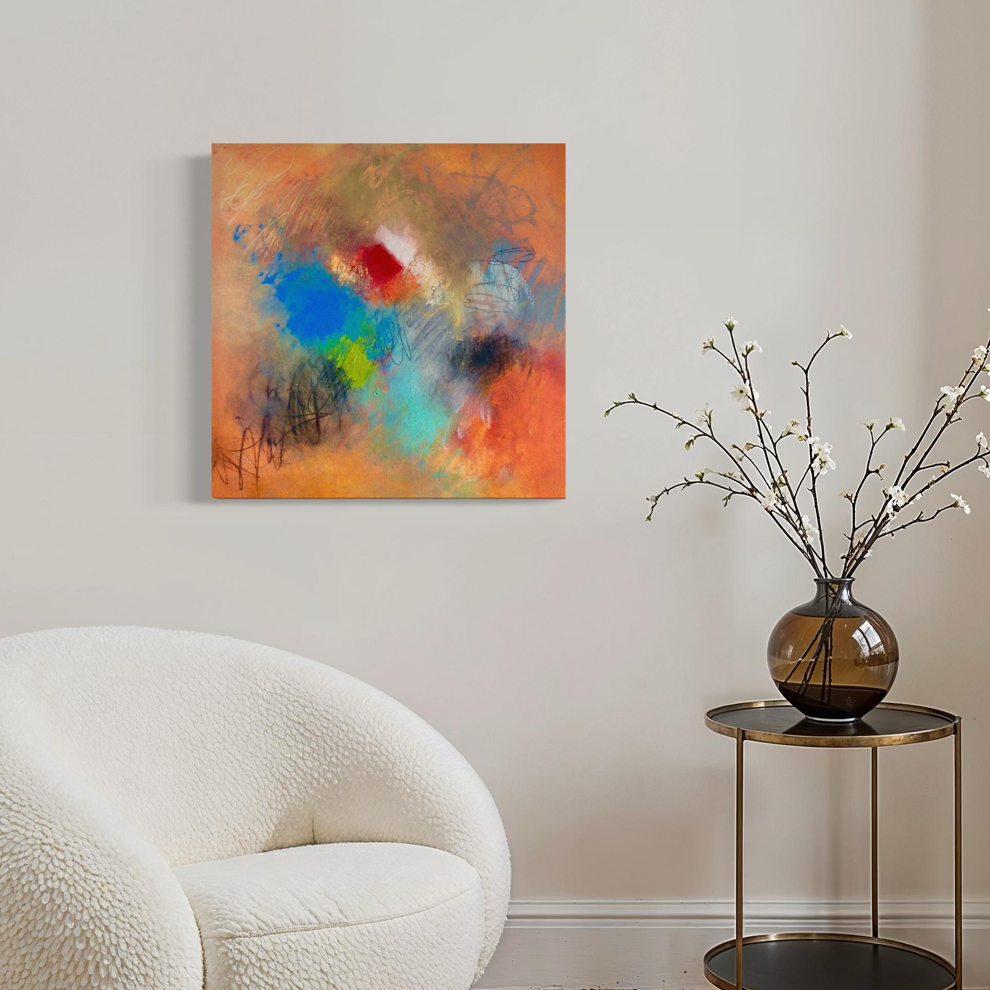 Harvest - Contemporary Abstract Painting (Zeitgenössisch), Mixed Media Art, von Beth Shields
