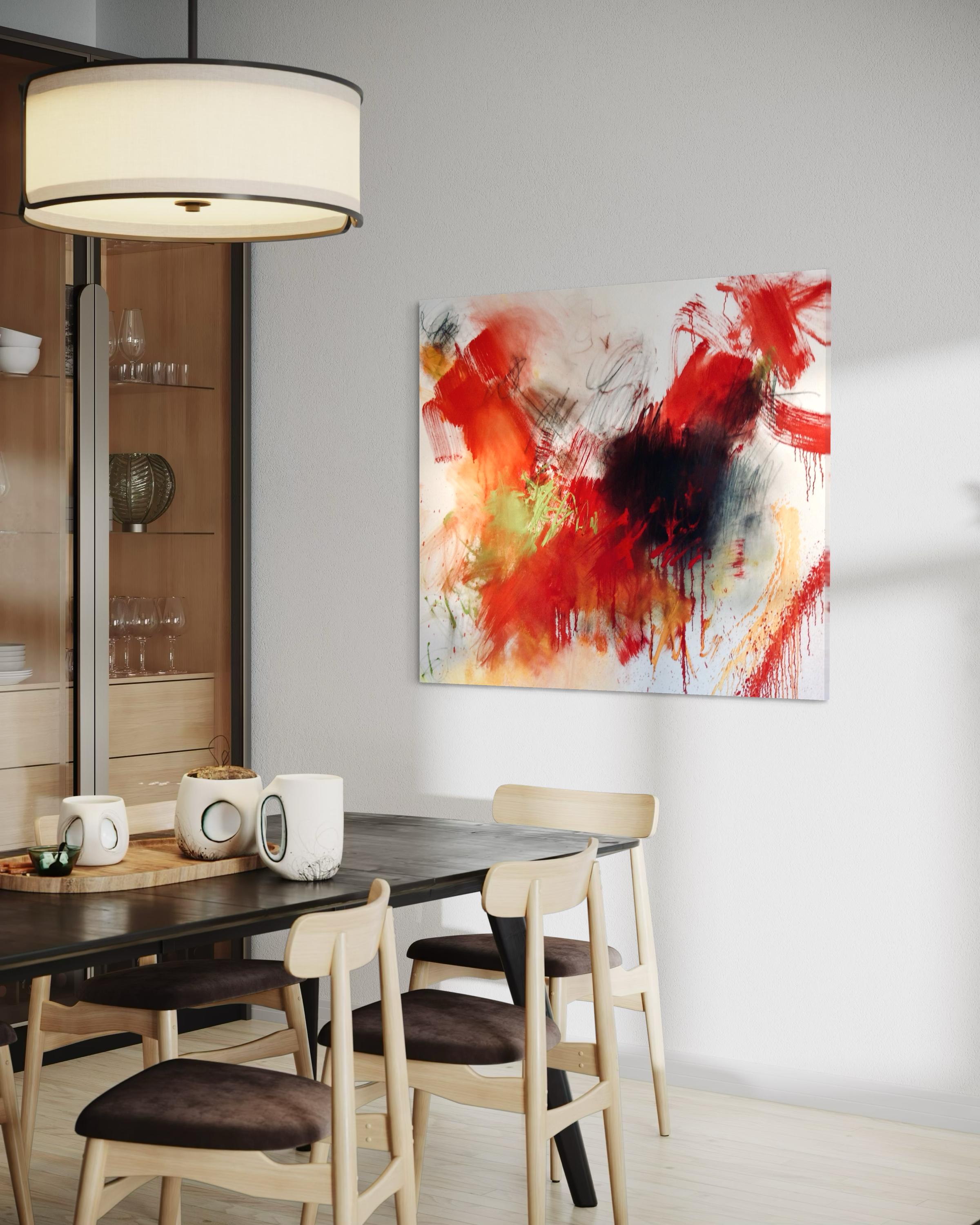 Heartthrob - Peinture abstraite contemporaine en vente 2