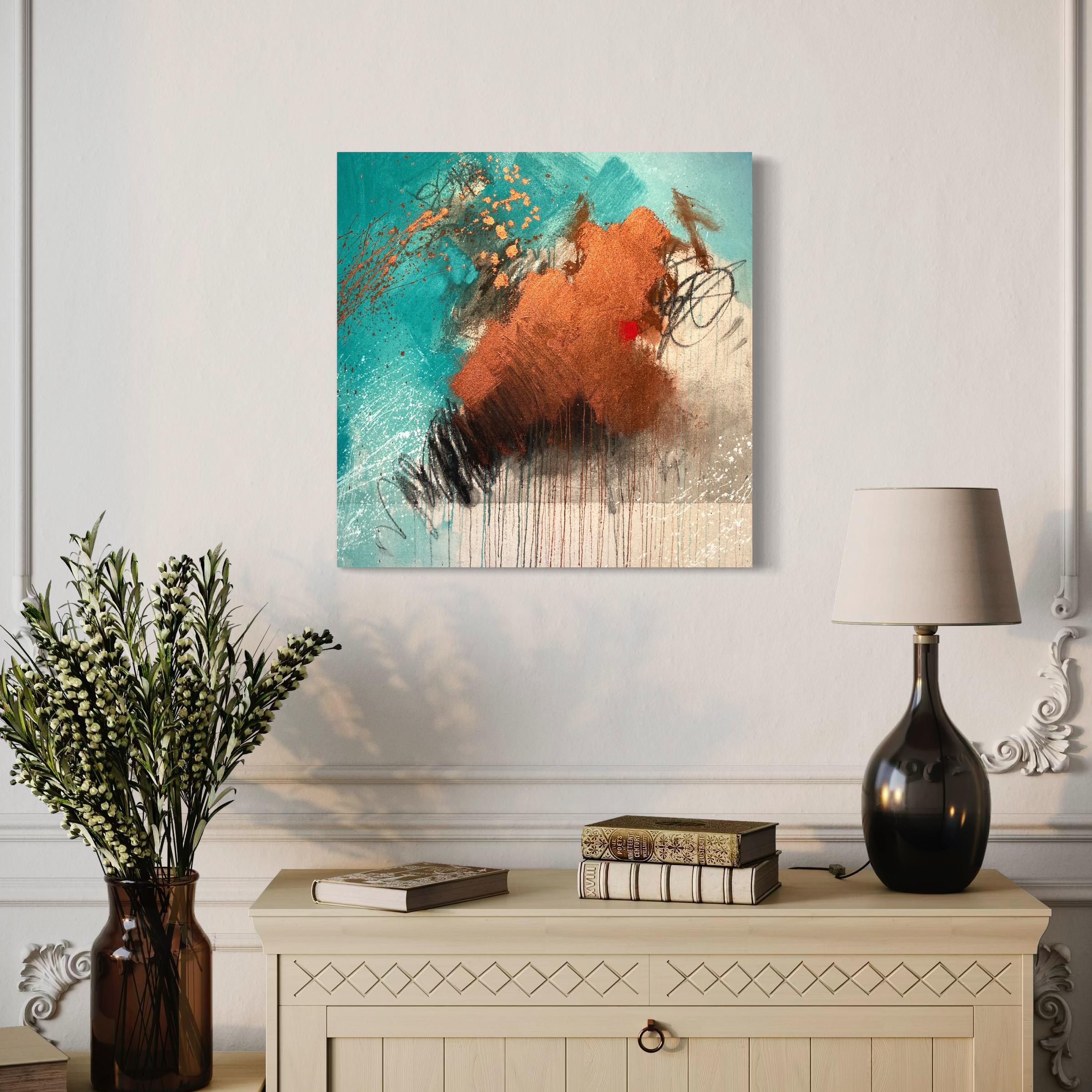 Beth Shields is a distinguished abstract artist whose work has captivated collectors and audiences worldwide. Based in Santa Cruz, California, Beth has dedicated her life to artistic exploration, creating dynamic and thought-provoking pieces that