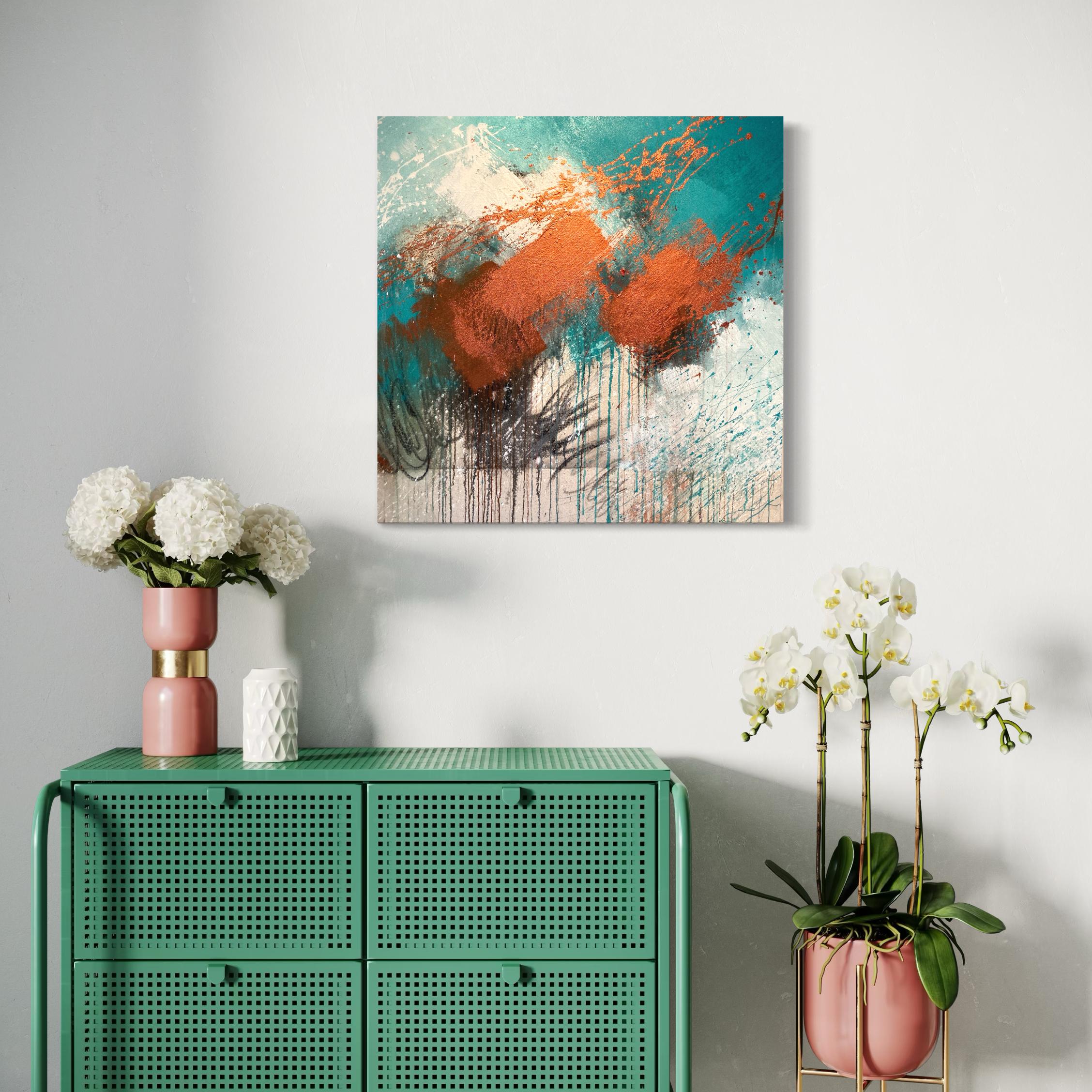 Beth Shields is a distinguished abstract artist whose work has captivated collectors and audiences worldwide. Based in Santa Cruz, California, Beth has dedicated her life to artistic exploration, creating dynamic and thought-provoking pieces that