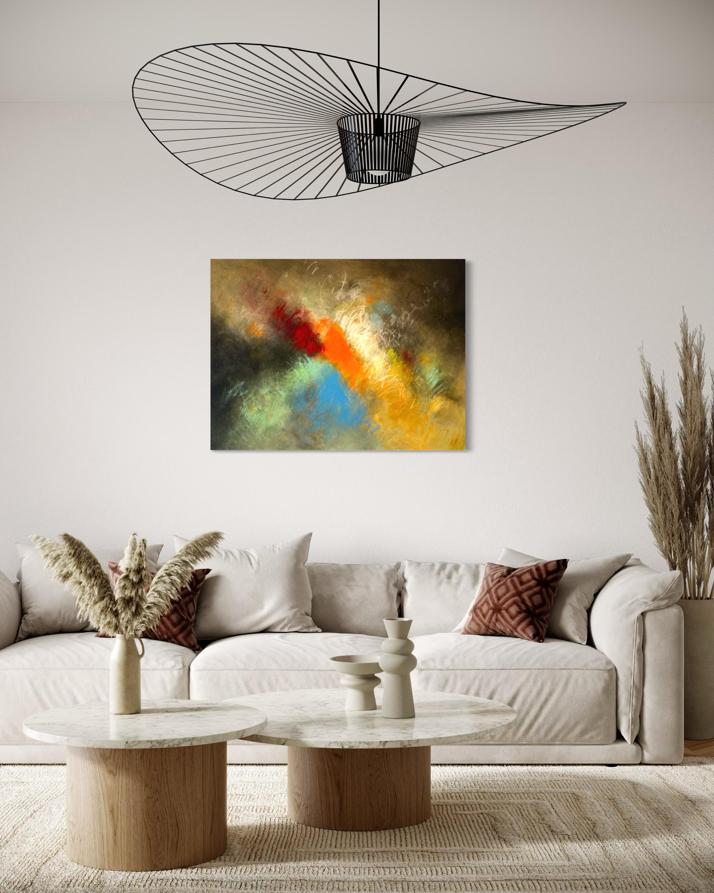 Magie - Peinture abstraite contemporaine - Contemporain Mixed Media Art par Beth Shields