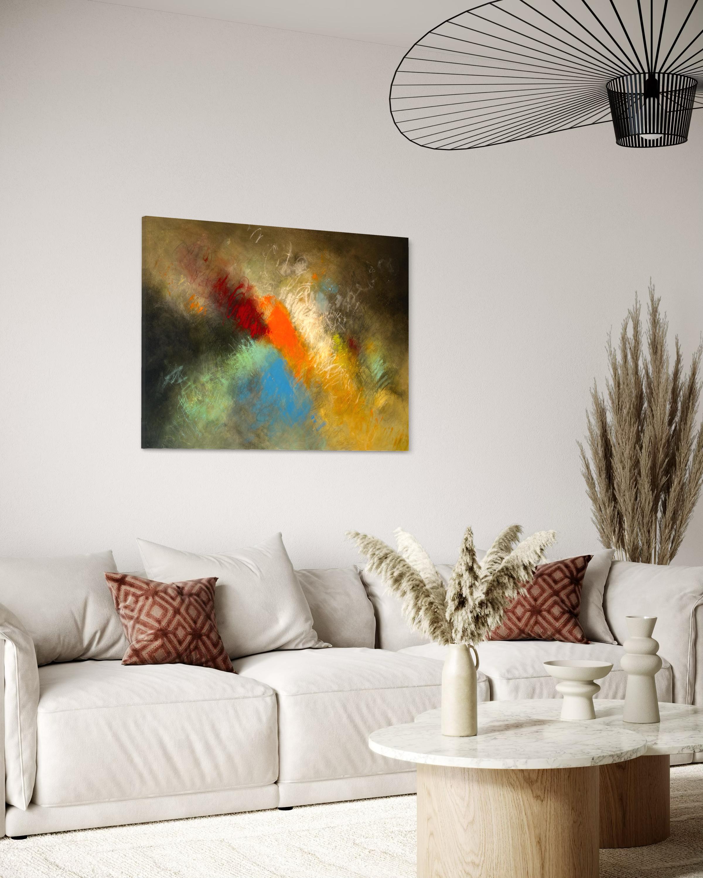 Magia - Pintura Abstracta Contemporánea - Painting Contemporáneo de Beth Shields