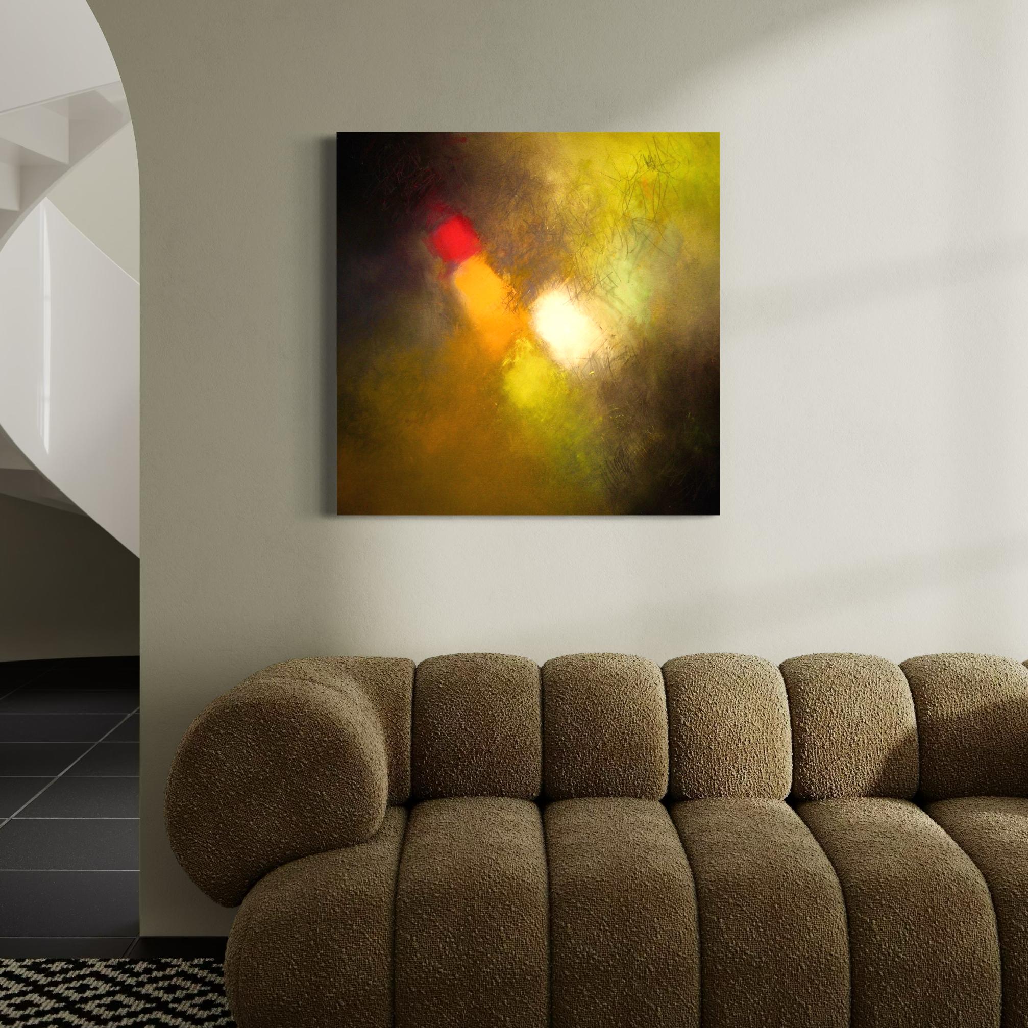 Onward - Contemporary Abstract Painting (Zeitgenössisch), Mixed Media Art, von Beth Shields