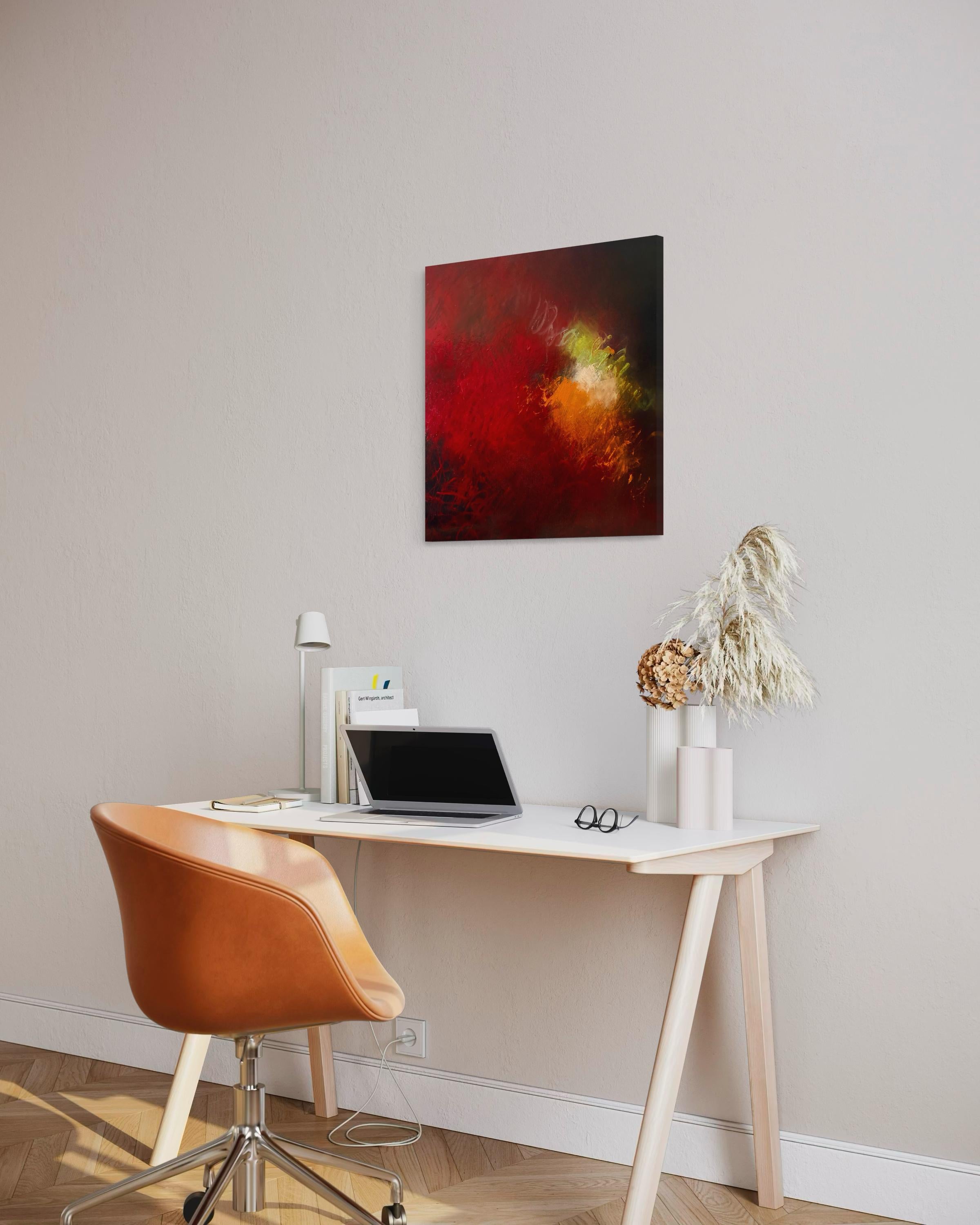 Pasión - Pintura Abstracta Contemporánea - Painting Contemporáneo de Beth Shields