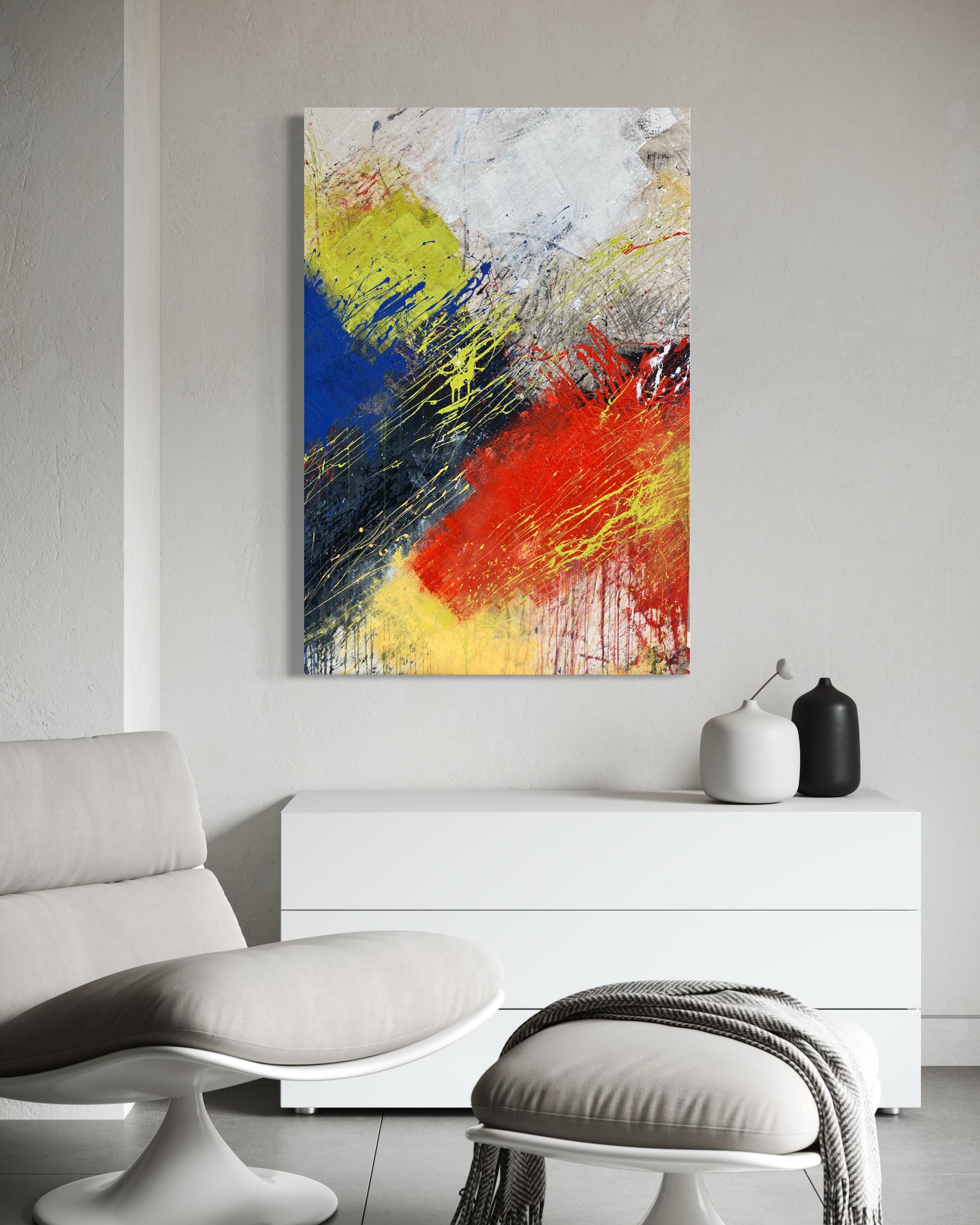 The Edge - Peinture abstraite contemporaine - Painting de Beth Shields
