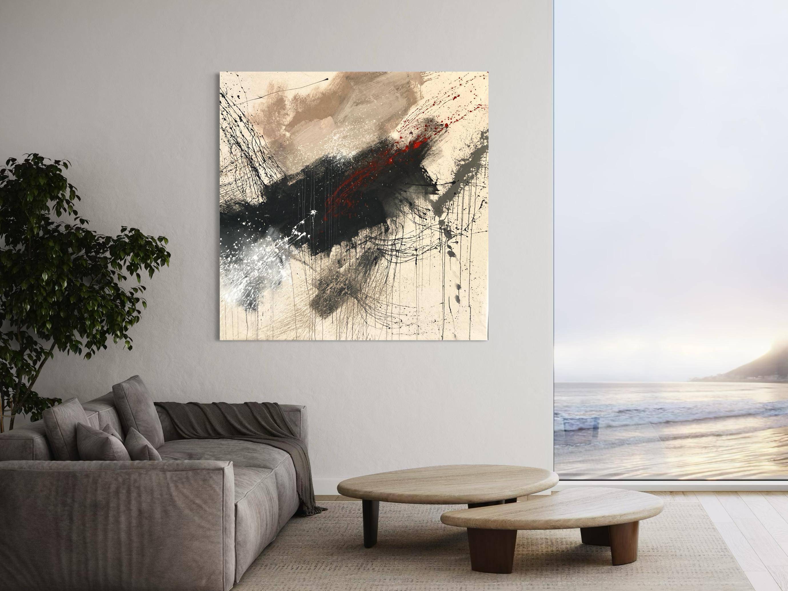 La Búsqueda - Pintura Abstracta Contemporánea - Painting de Beth Shields