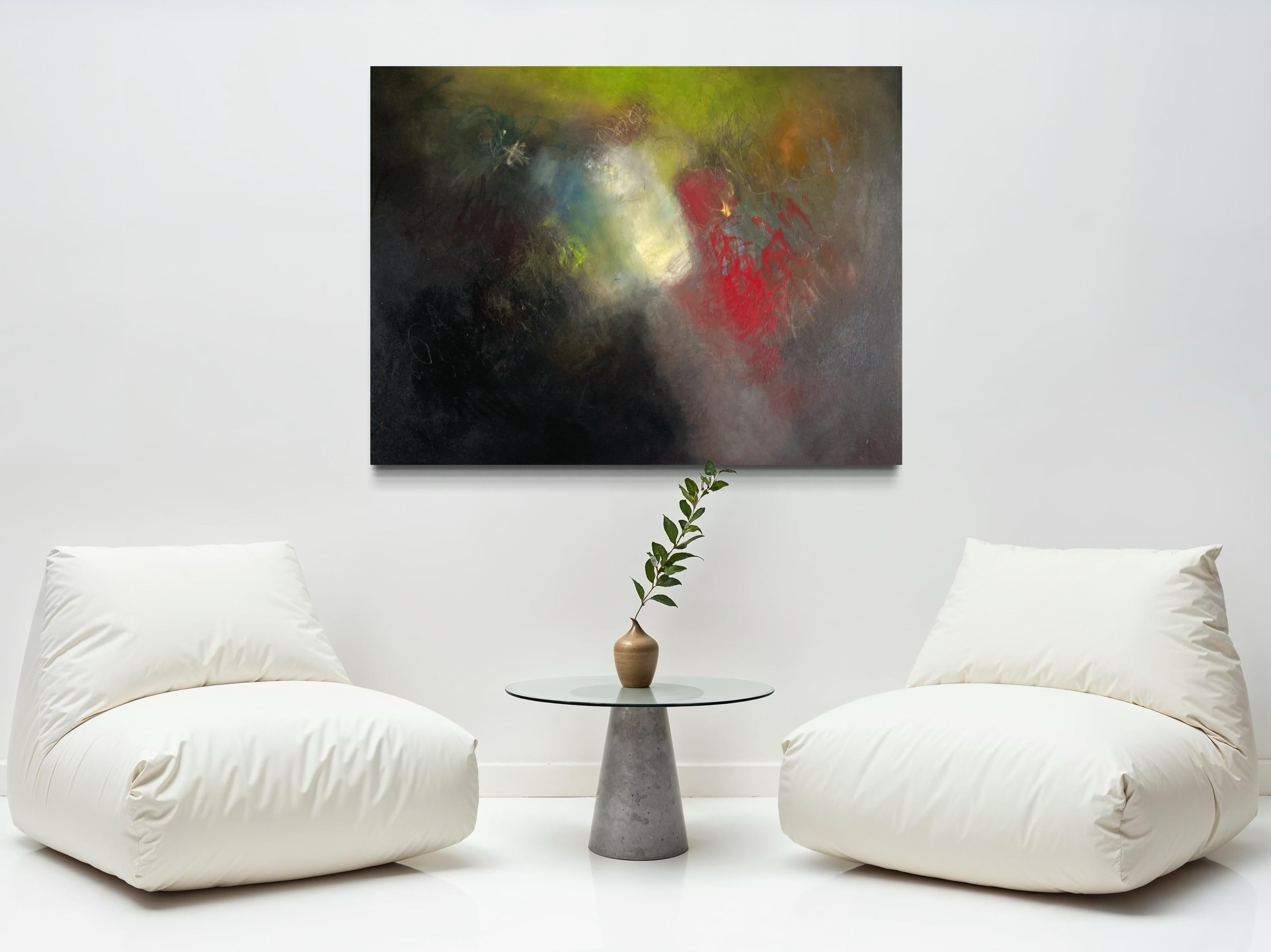 What Lies Beneath - Contemporary Abstract Painting im Angebot 1