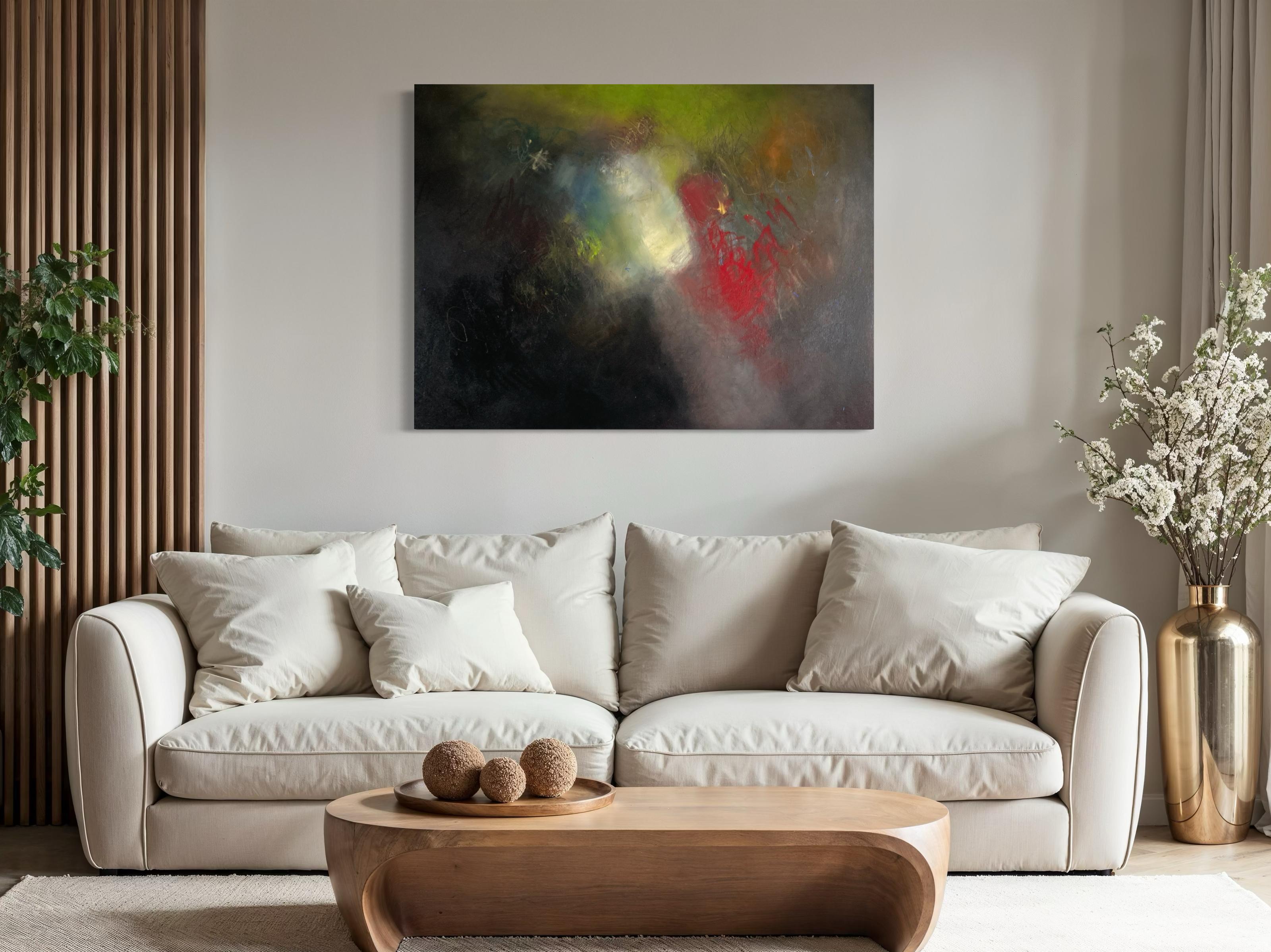 What Lies Beneath - Contemporary Abstract Painting im Angebot 2