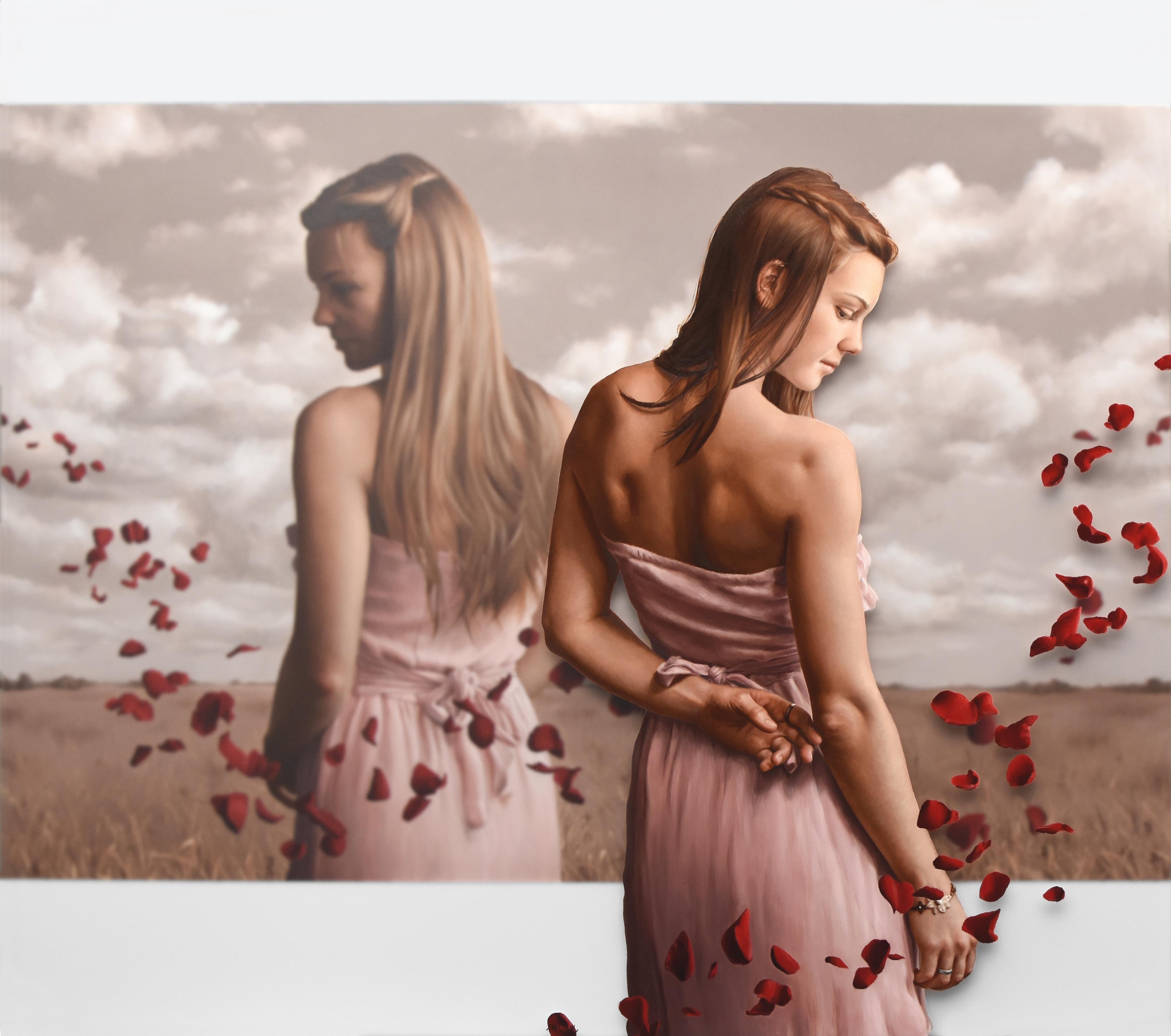 Beth Sistrunk Figurative Painting – Dualität, Ölgemälde