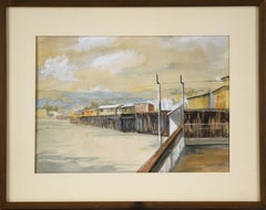 Vintage Santa Cruz Wharf by Beth T. Wilkins