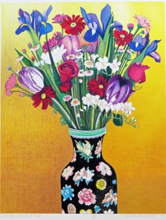 Retro Flowers, Flowered Vase