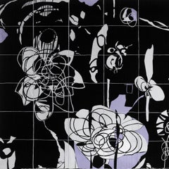 Rhosyn Du –  Black Rose. Contemporary Quilt