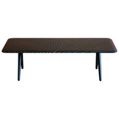 Bethan Gray Dhow Coffee Table in Charcoal and Brass