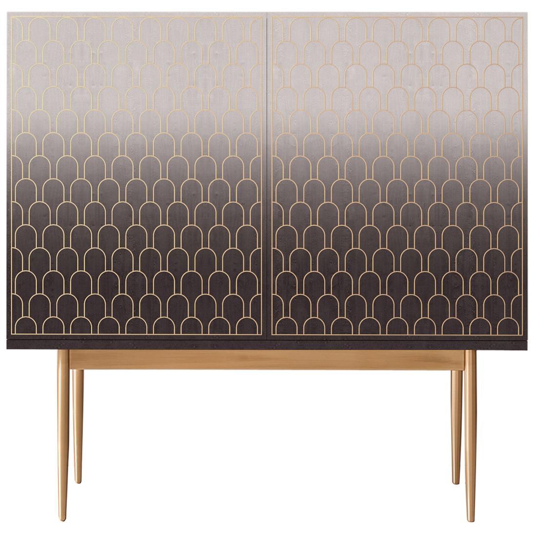 Bethan Gray Nizwa Low Bar in Monochrome and Brass