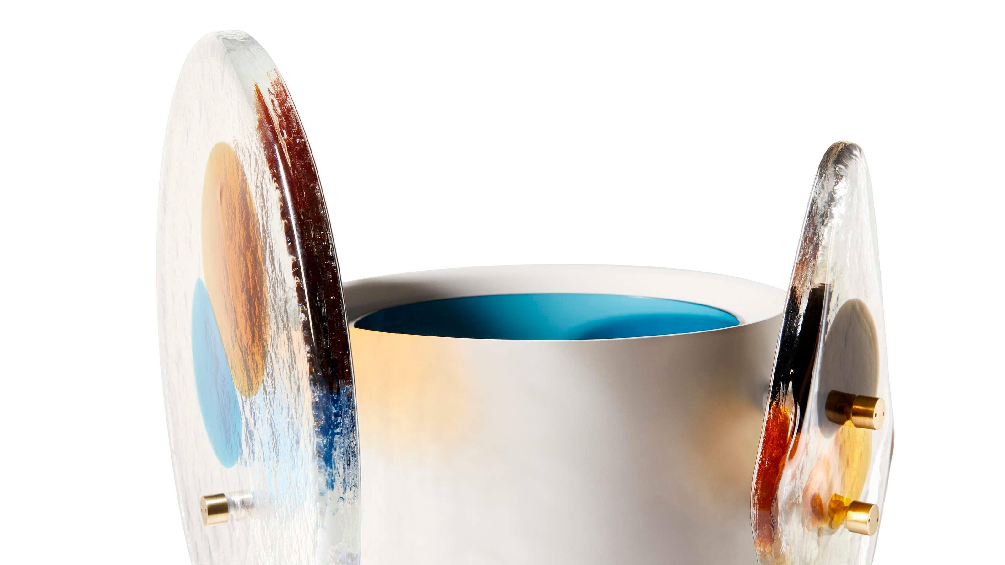 Bethan Laura Wood Colourdisc Vase für Blumen für Cassina im Angebot 3