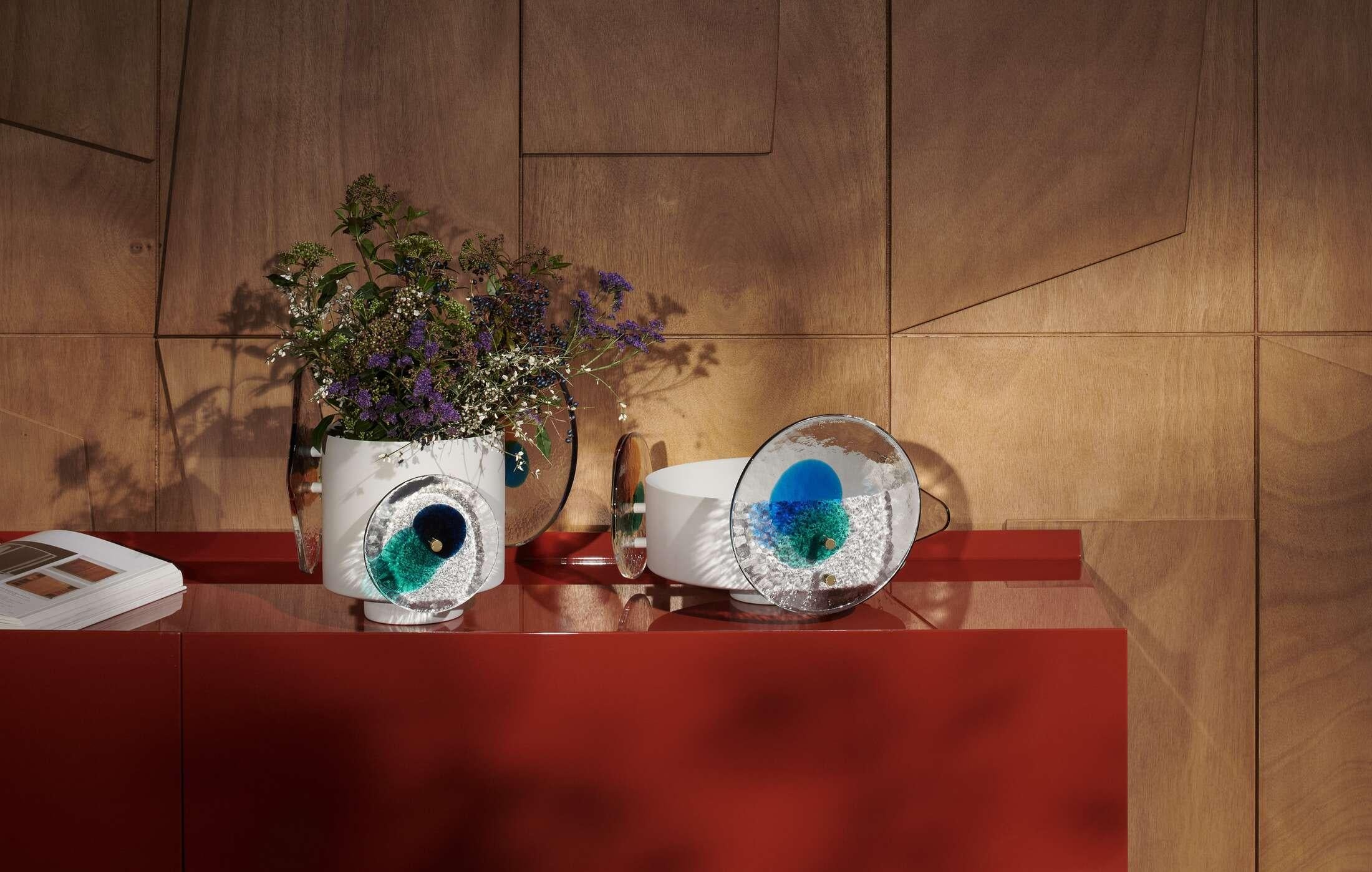 Bethan Laura Wood Colourdisc Vase für Blumen für Cassina im Angebot 8