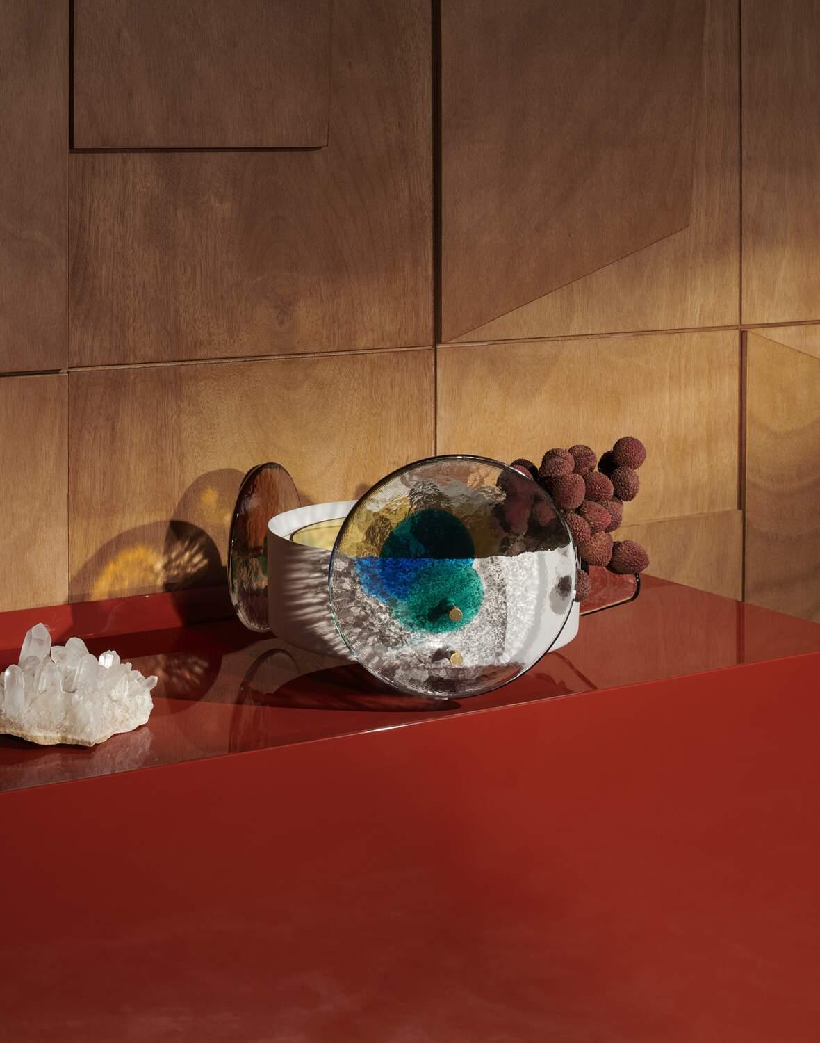 Bethan Laura Wood Colourdisc Vase für Blumen für Cassina im Angebot 9