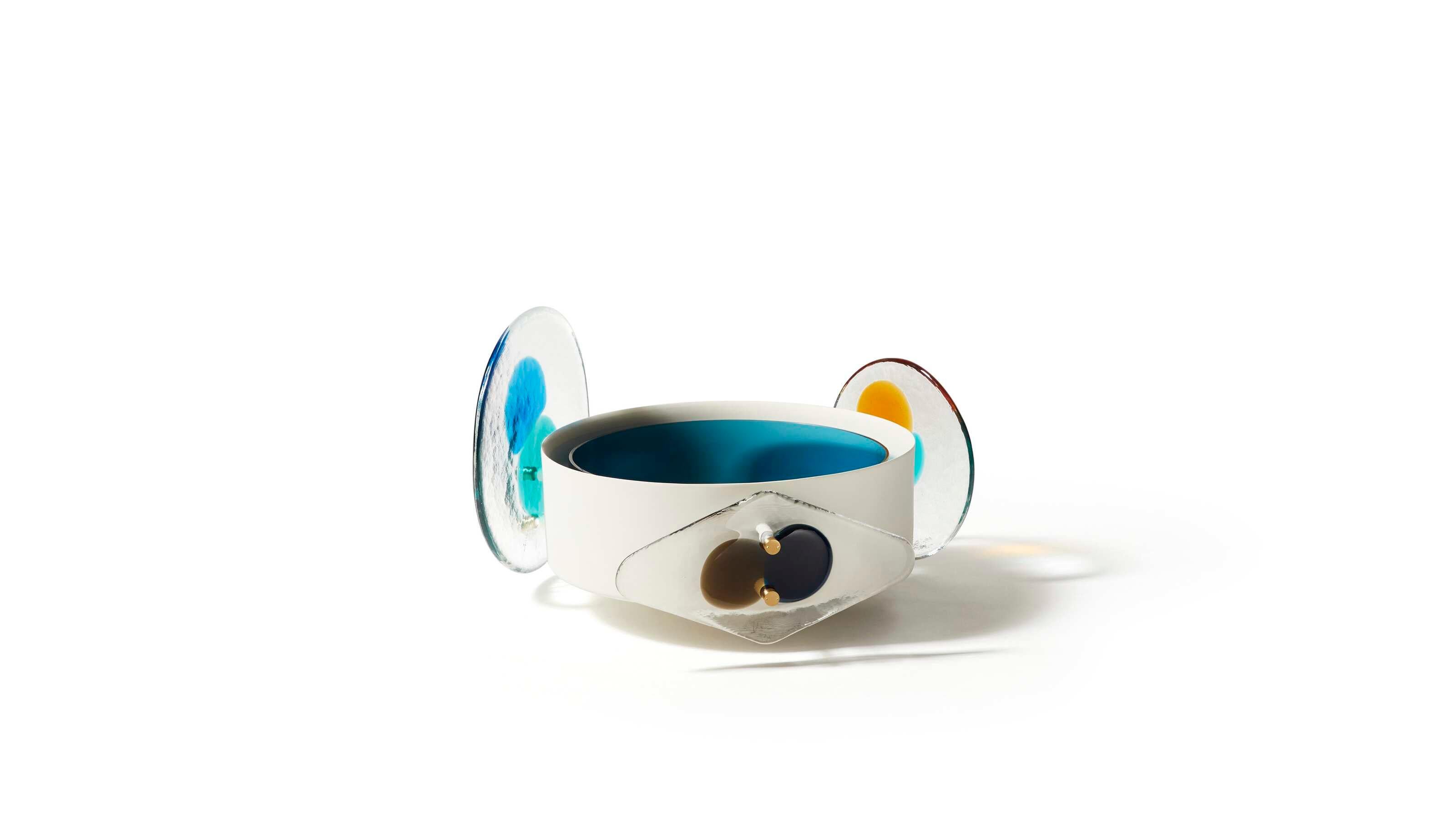 Bethan Laura Wood Colourdisc Vase für Blumen für Cassina im Zustand „Neu“ im Angebot in Barcelona, Barcelona
