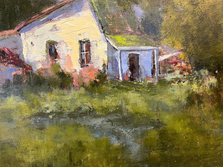 Bethanne Kinsella Cople Farm Lane by Bethanne Cople, Oil on birch