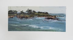 Ocean Colors by Bethanne Cople, Oil on Paper Beach Landscape Painting