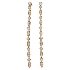 Bethany 47ctw Diamond Dangle Earrings  Drop Earrings for Women  Dangle Chain