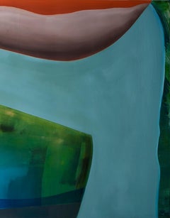 Introspective color abstract painting