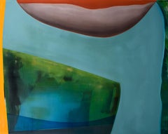 Introspective color abstract painting
