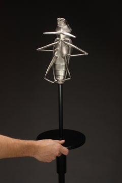 Bronze Insect on a Spinning Mount, "Revolving Mount Specimen 1" by Bethany Krull