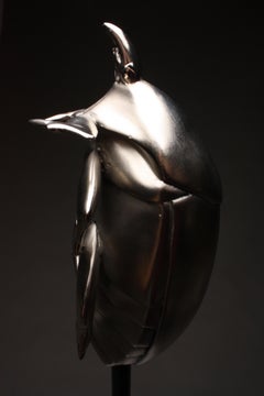 Bronze Insect on a Spinning Mount "Revolving Mount Specimen 2" by Bethany Krull