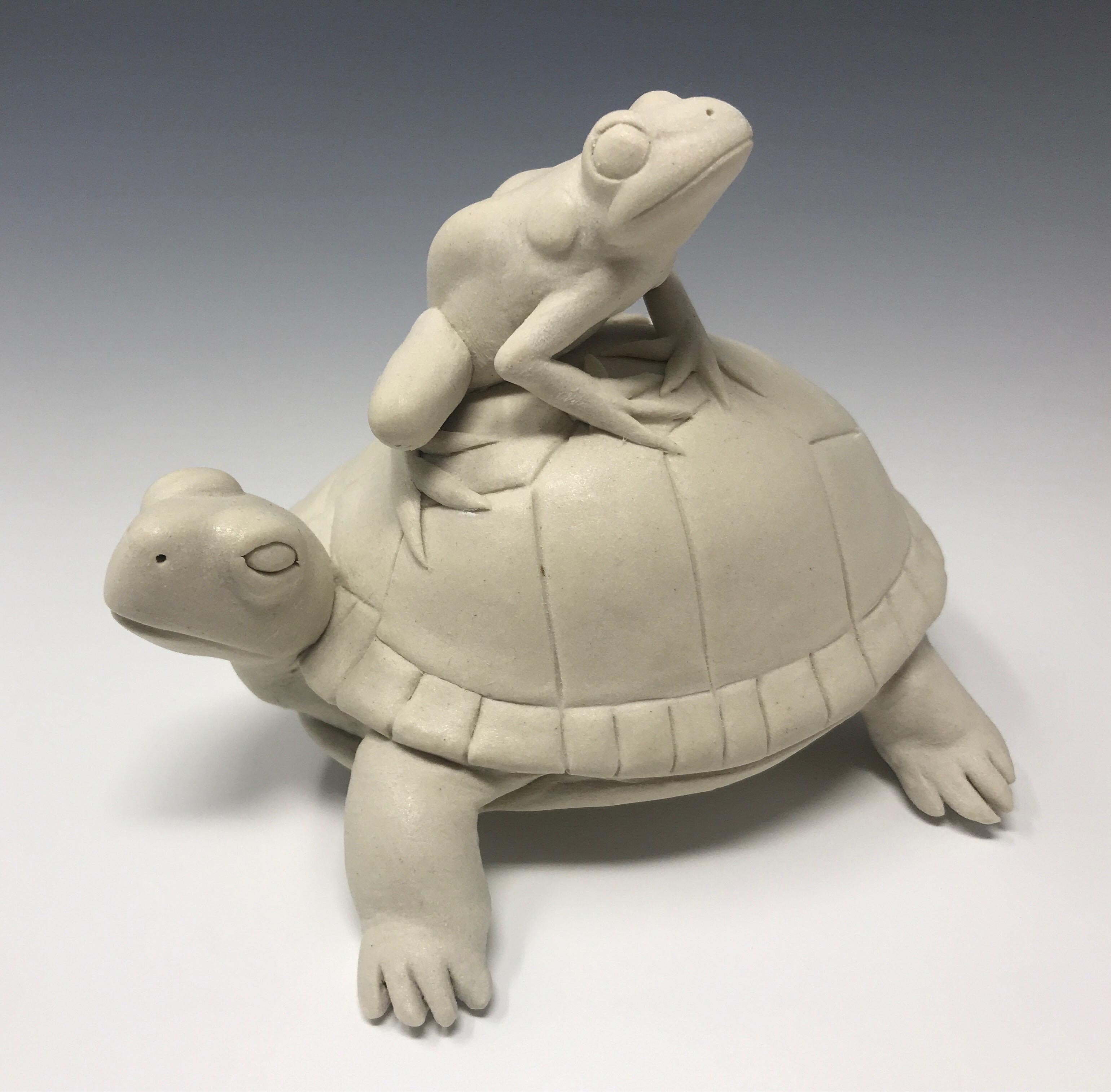 turtle clay sculpture