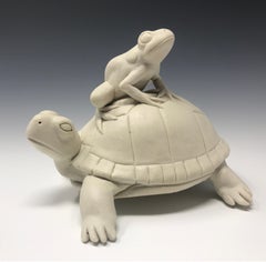 Ceramic "Turtle Frog Stack Study" by Bethany Krull