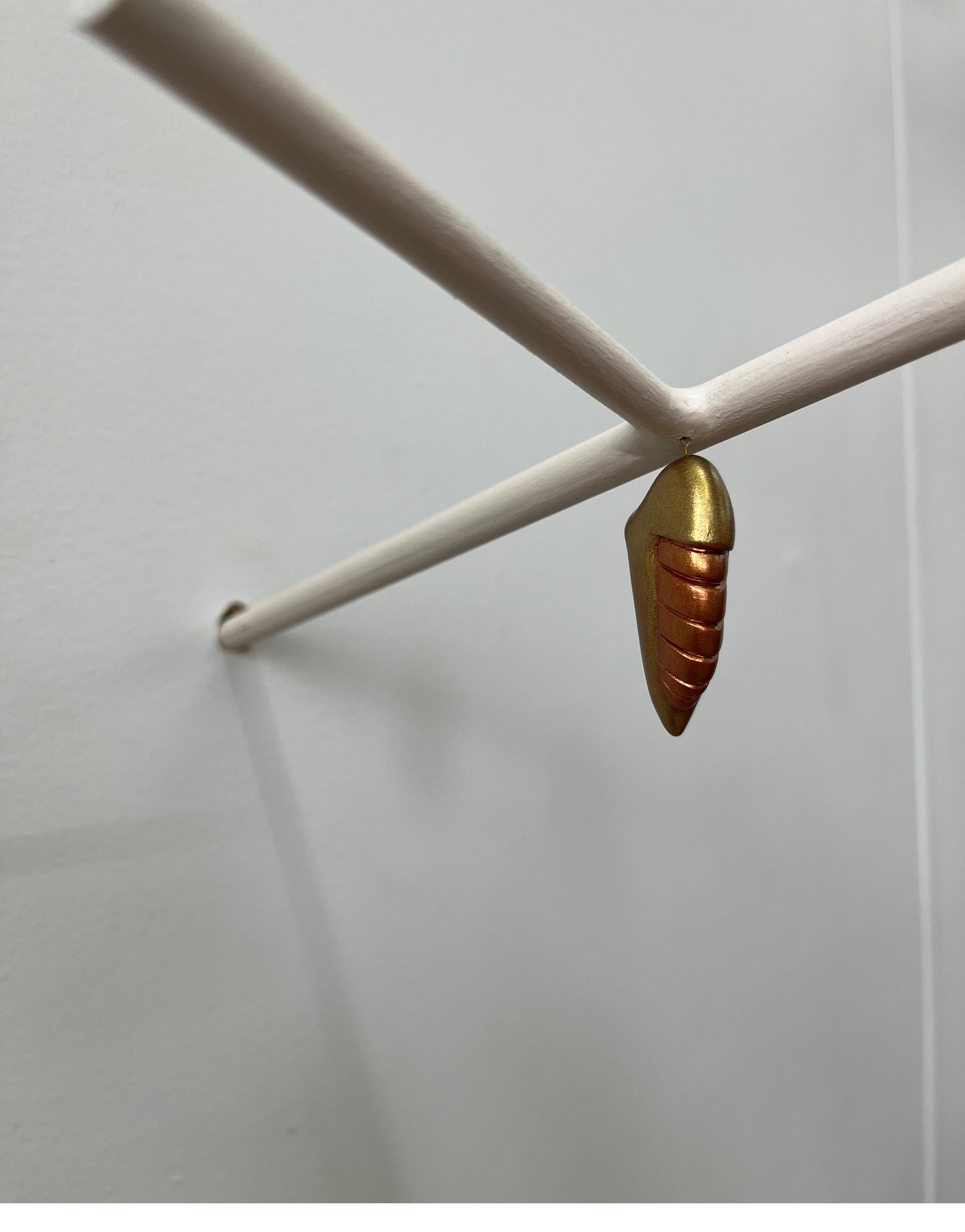 Chrysalis on a minimalist Branch (seven) For Sale 2