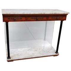 Bethlehem Furniture Marble Top Pier Table