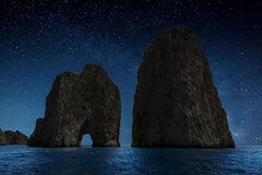 Capri, impresión contemporánea con pigmentos de archivo, enmarcada