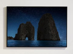 Capri, impresión contemporánea con pigmentos de archivo, enmarcada
