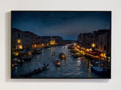 Nocturnes, Venezia, stampa a pigmenti d'archivio, incorniciata, 16 x 24 pollici