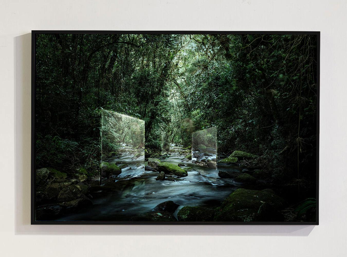 Through the Mirror 4, Contemporary Archival Pigment Print, Framed