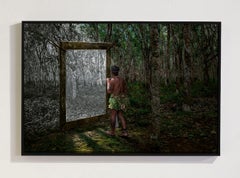 « À travers le miroir 9 », tirage pigmentaire d'archive, encadré, 16 x 24 pouces