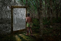« À travers le miroir 9 », tirage pigmentaire d'archive, encadré, 16 x 24 pouces